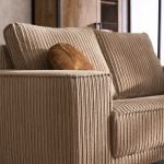 Bank Capri 2-zits Jumbo Taupe