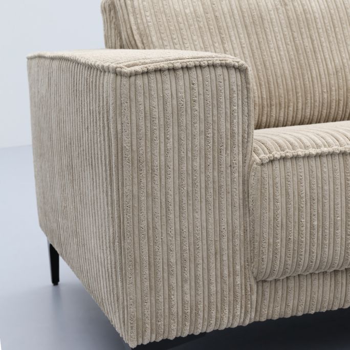 Bank Capri 2-zits Jumbo Taupe