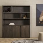 Boekenkast Viggo met 3 deuren