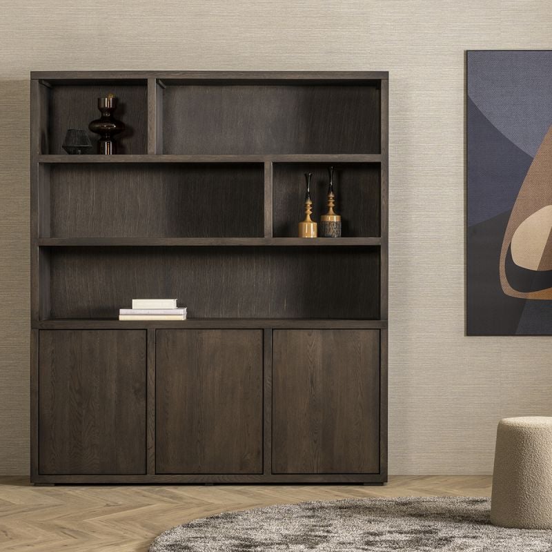 Boekenkast Viggo met 3 deuren