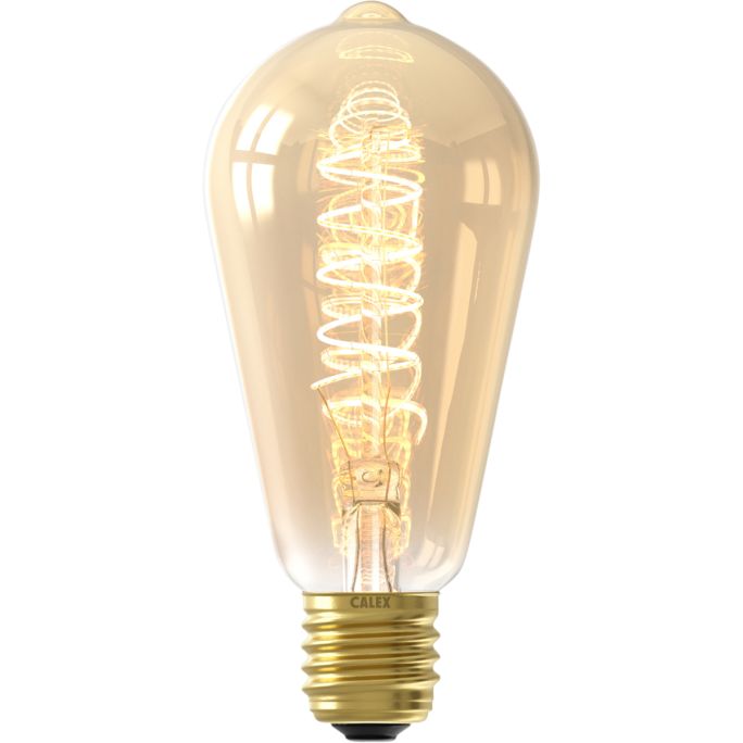 Lichtbron Rustieklamp flex Goud E27
