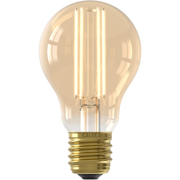 Lichtbron Standaardlamp Recht Goud E27 4,5W