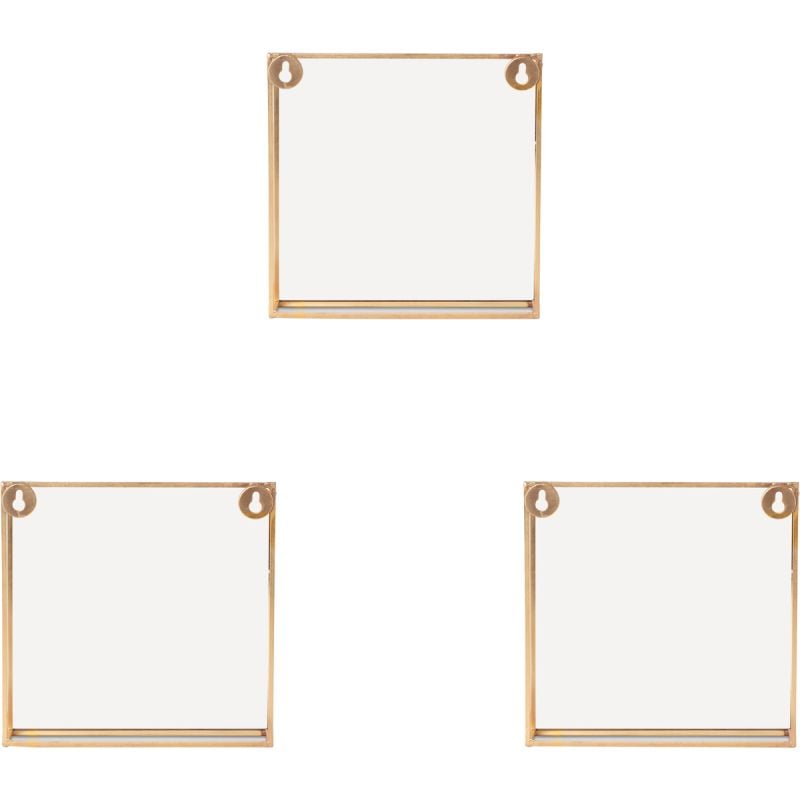 vtwonen Fotolijst - Metaal - Goud - Set van 3 Lijstjes
