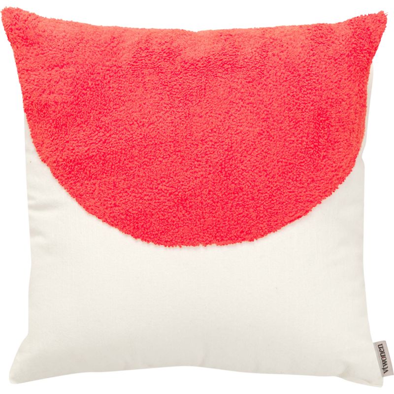 Kussen Fluo 45x45 half moon oranje vtwonen