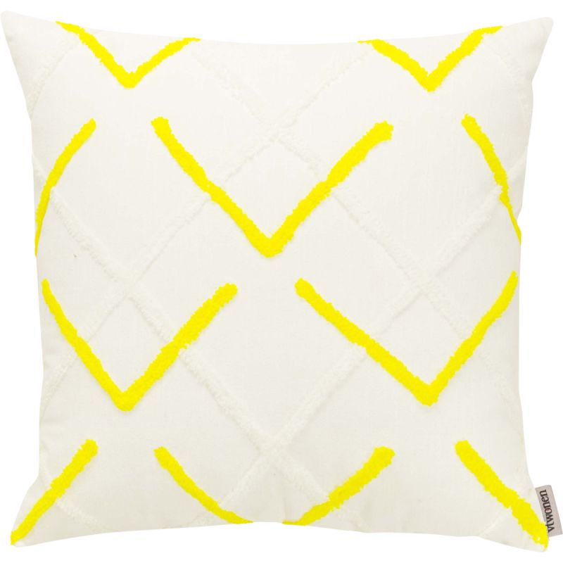 Kussen Fluo 45x45 abstract stitch vtwonen