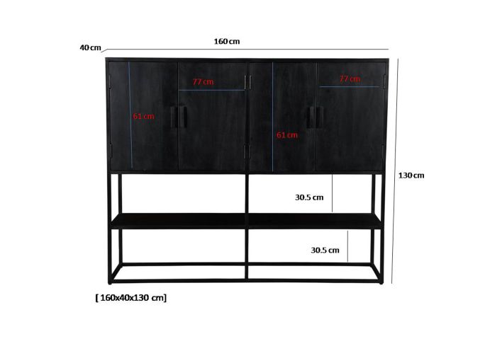 Opbergkast Kolo 160  x  130 cm