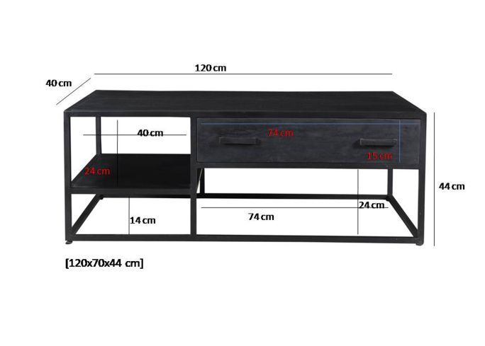 Salontafel Kolo 120 cm