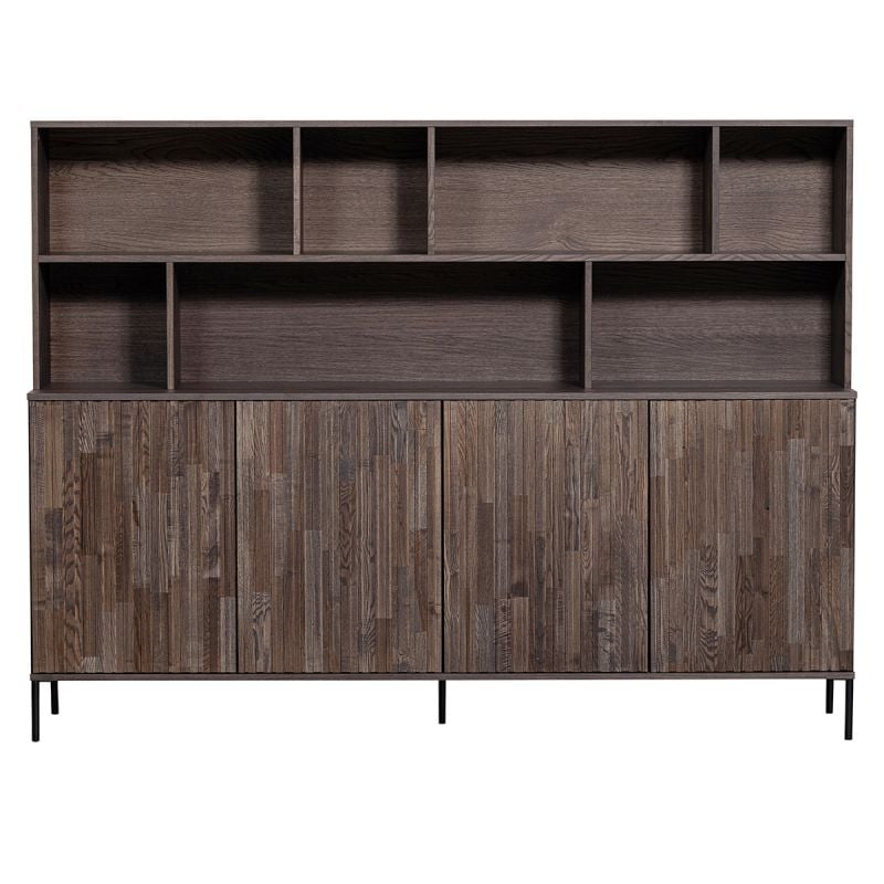 Wandkast Gravure New Essen Espresso afbeelding
