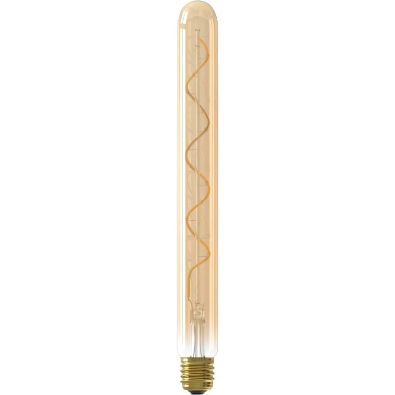 Calex Buis Goud T32*300 Flex Filament 220-240V 3.8W 250lm 2100K E27 Dimbaar met LED dimmer