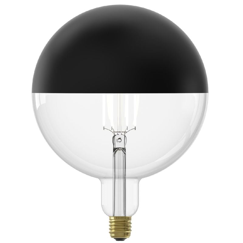 Lichtbron Kopspiegellamp XL 20 cm Zwart E27 afbeelding