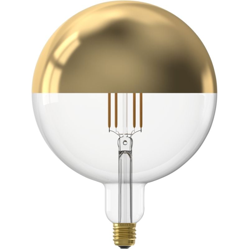 Lichtbron Kopspiegellamp XL 20 cm Goud E27