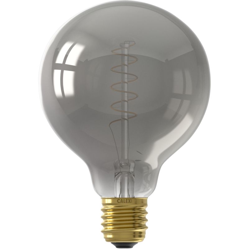 Lichtbron Globelamp Flex 9,5 cm Titanium E27 afbeelding
