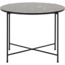 Bijzettafel Alinda zwart marmer 40 cm hoog