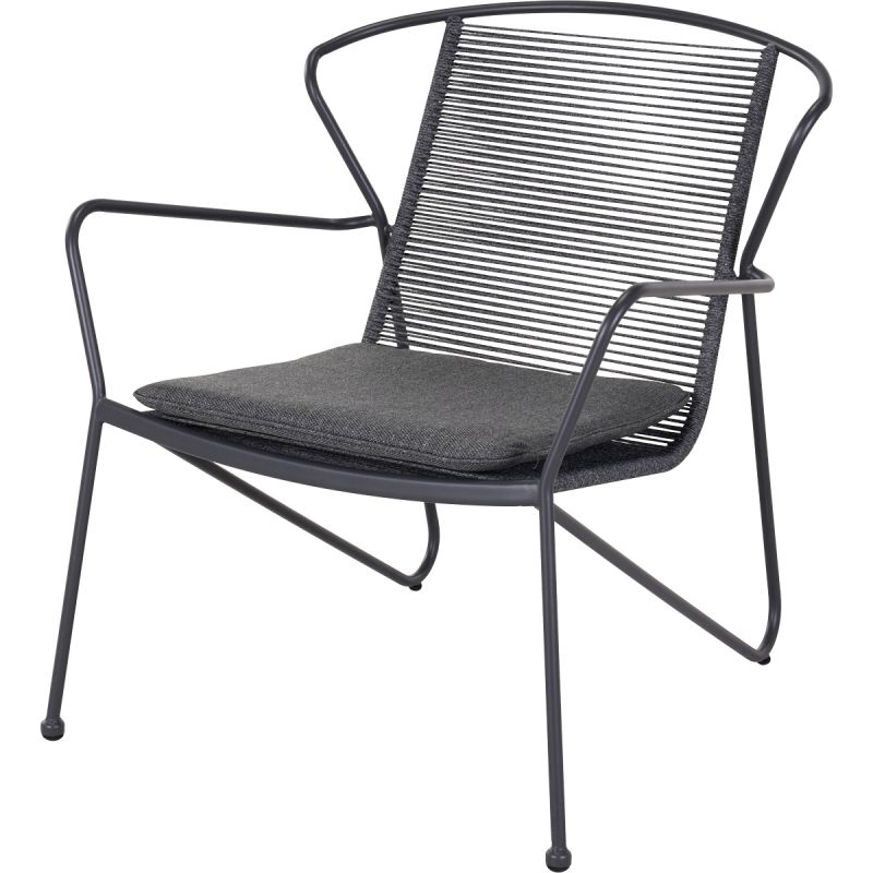 Fauteuil Essential antraciet set van 2 outdoor