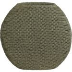 Vaas deco 30x12x28 cm Mashaba groen grijs