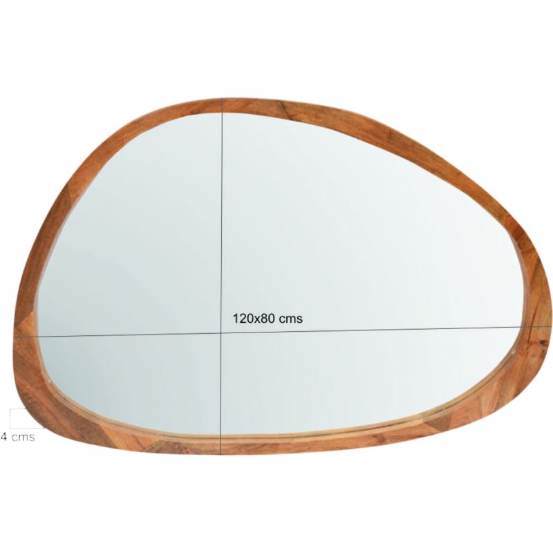 Spiegel Jila 120x80cm naturel