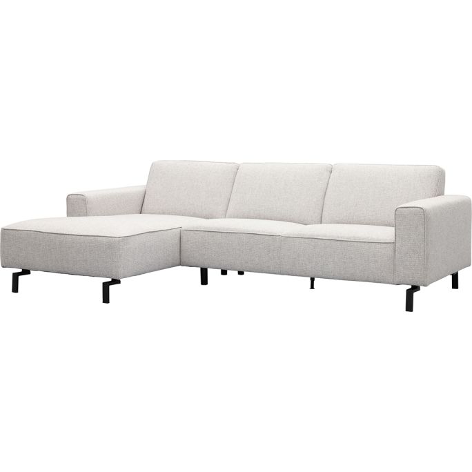 Hoekbank Vik Nero Lightgrey Links | Trendhopper.nl