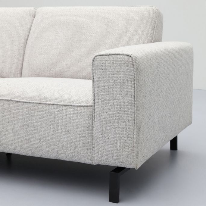 Hoekbank Vik Nero Lightgrey Links | Trendhopper.nl