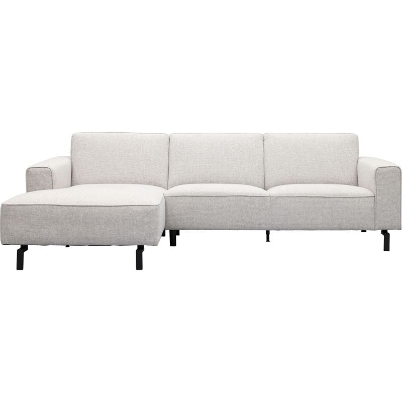 Hoekbank Vik Nero Lightgrey Links afbeelding