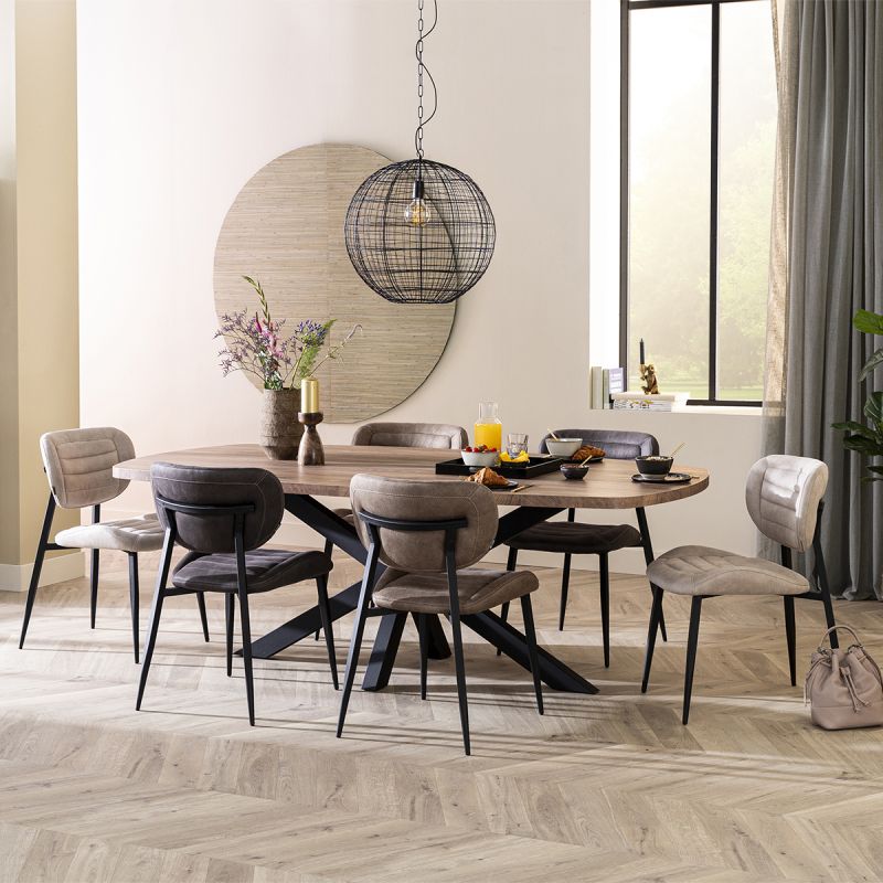 Eetkamerstoel Rocco Taupe