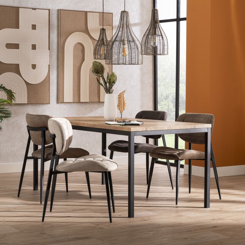 Eetkamerstoel Rocco Antraciet