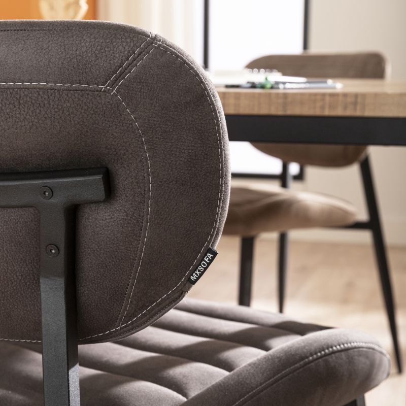 Eetkamerstoel Rocco Antraciet