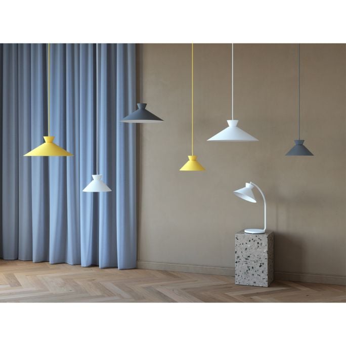 Hanglamp Dial geel