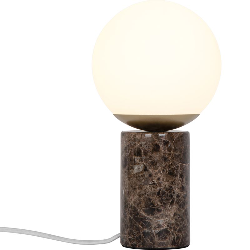 Tafellamp Lilly Marble bruin afbeelding