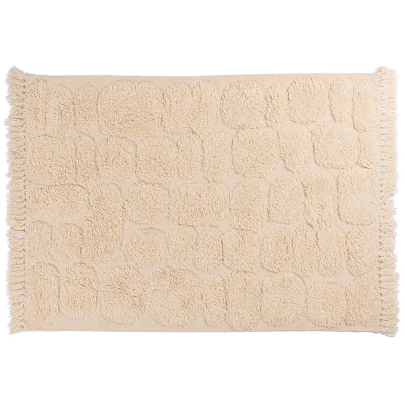 Vloerkleed Pebble Off White 250x350