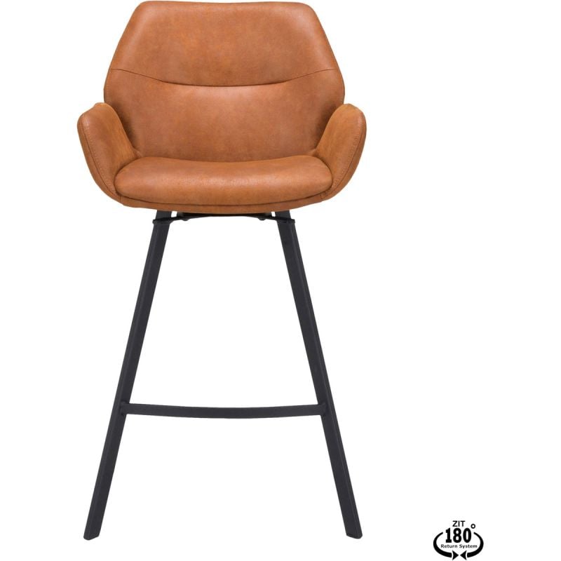 Barstoel Lizz 65cm Bull Camel afbeelding