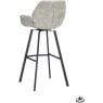 Barstoel Lizz 80cm stof Taupe