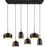 Hanglamp Chiraz mat zwart Excl. 6x E27 4,9W