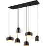 Hanglamp Chiraz mat zwart Excl. 6x E27 4,9W
