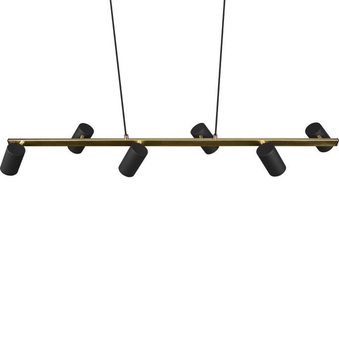 Hanglamp Mikay goud excl. fitting 6x GU10 3W