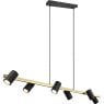 Hanglamp Mikay goud excl. fitting 6x GU10 3W