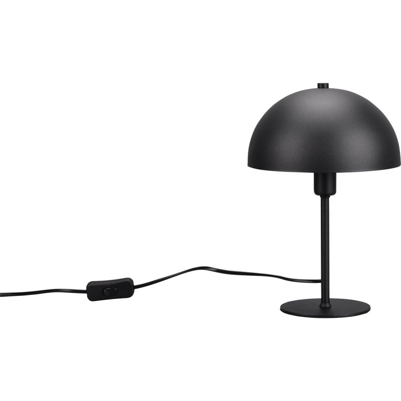 Tafellamp Nola mat zwart excl. 1x E14 4,9W afbeelding