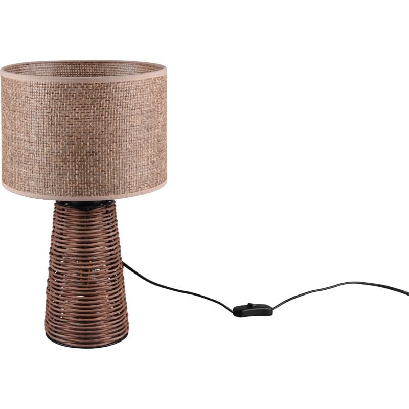 Tafellamp Straw bruin excl. lampenkap 1 x E27 4W afbeelding