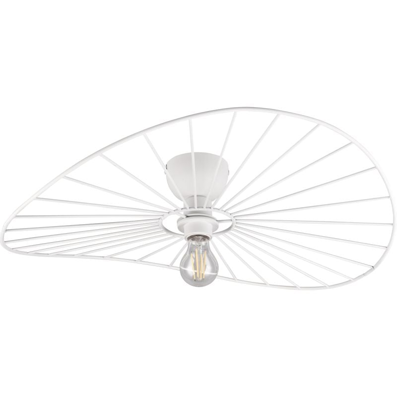 Plafondlamp Chapeau mat wit Excl. 1x E27 7W afbeelding