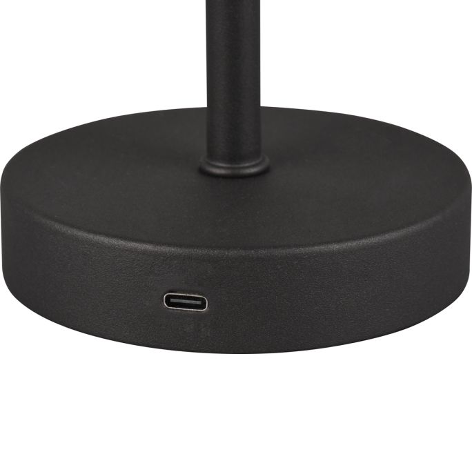 Tafellamp Jeff zwart mat incl. 1x SMD 1,5W