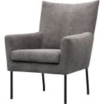 Fauteuil Robin met gladde rug