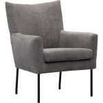 Fauteuil Robin met gladde rug
