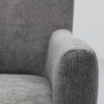Fauteuil Robin met gladde rug