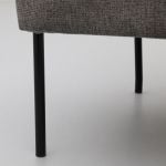 Fauteuil Robin met gladde rug