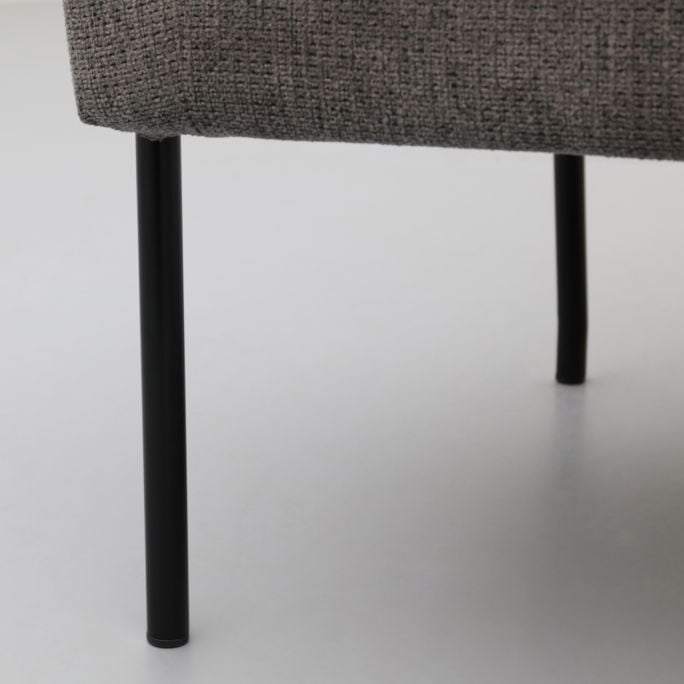 Fauteuil Robin met gladde rug