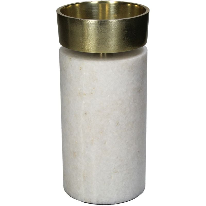 Waxinelichthouder Marble 20cm hoog afbeelding