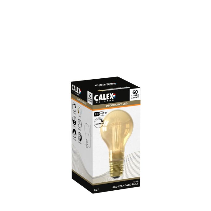 Lichtbron Standaardlamp Goud E27 120lm
