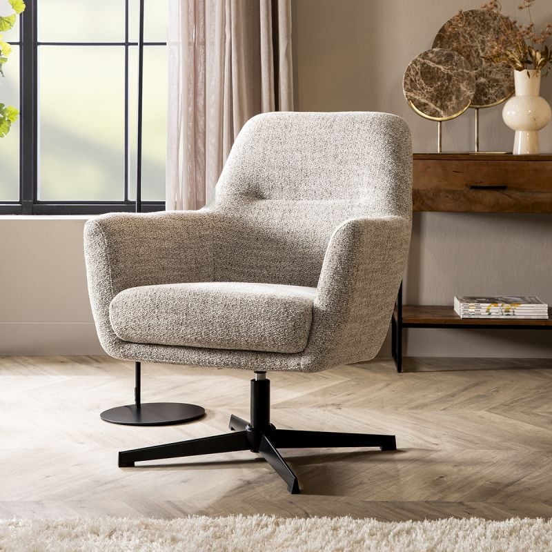 Draaifauteuil Suso Oasis Bisque