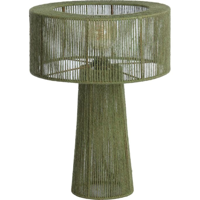 Tafellamp (D)37X51 Cm Selva Jute Groen