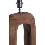 Vloerlamp 38x12x125 cm Kelafo hout chocolade bruin