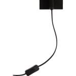 Wandlamp D43x115 cm Lyra naturel+mat zwart